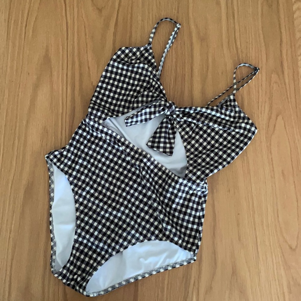 Gingham One-Piece Swimsuit